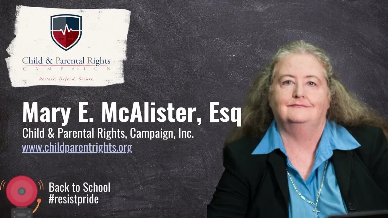 Back To School Campaign | MARY MCALLISTER | Child & Parental Rights Campaign