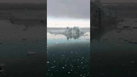 Iceberg in the sea #shorts #relaxingmusic #iceberg