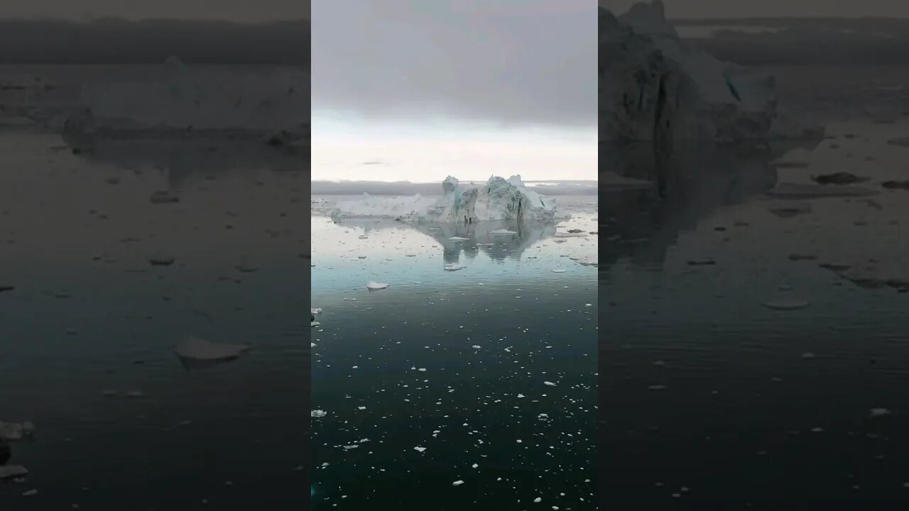 Iceberg in the sea #shorts #relaxingmusic #iceberg