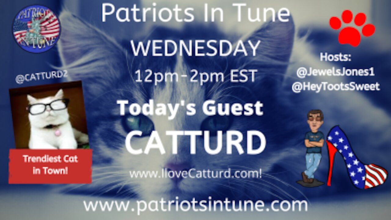 PATRIOTS IN TUNE Show #313: CATTURD - #FireFauci - ilovecatturd.com 2/24/2021