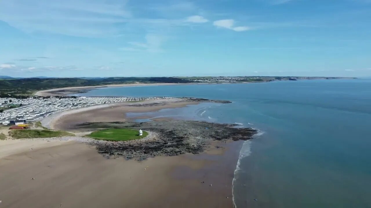 Porthcawl Drone: Coney Beach, Fair, Harbour & Pier (FPV mode)