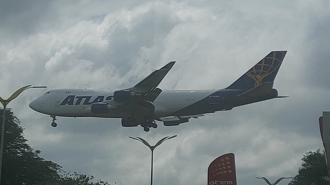 Boeing 747-400ERF N496MC coming from Miami to Manaus