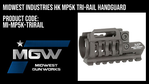 Midwest Industries HK MP5K Tri-Rail Handguard - MI-MP5K-TRIRAIL