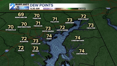 Hot and Humid for Another Day