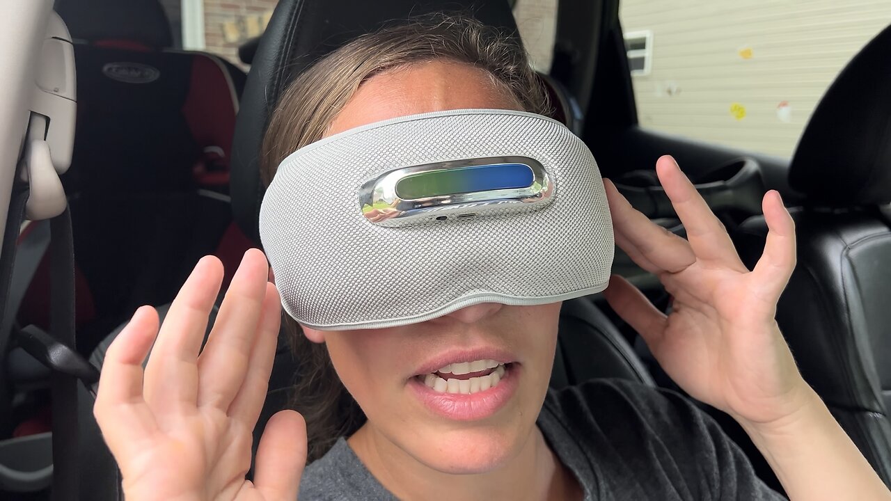 Eye Massager with Heat Lightweight Eye Mask for Deep Sleeping Breath Guidance Mindfulness