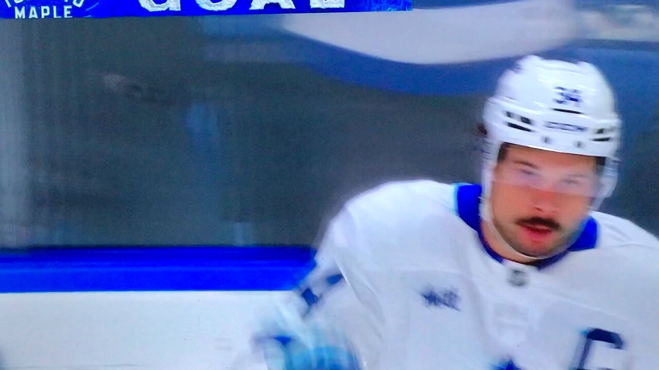 Maple Leafs C #34 Auston Matthews PP🥅(11)🏒Wrist-Shot Goal