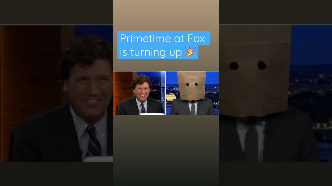 Tucker bursts out laughing when guest shows up like this