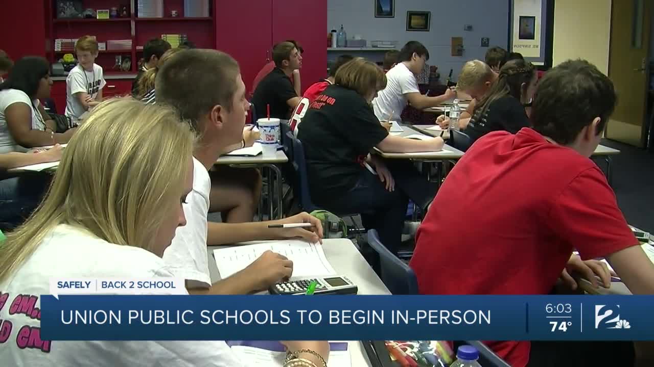 Union Public School Students, Headed Back To School