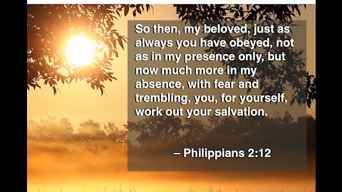 Working Out Your Own Salvation