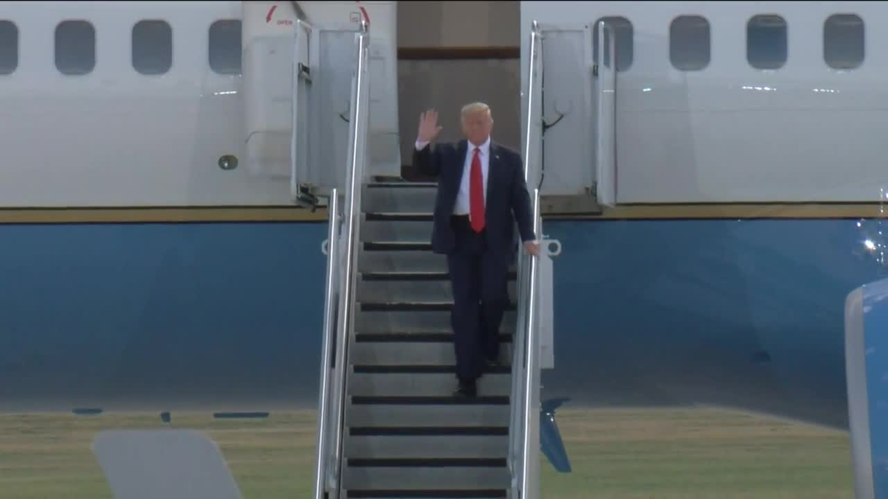 Business owners react to Trump visit