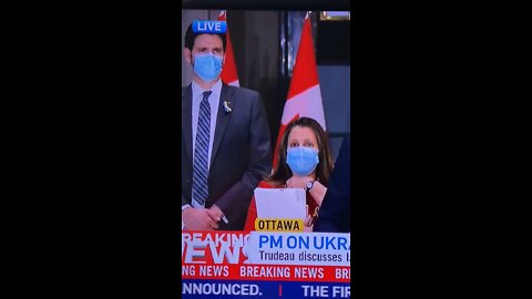 Chrystia Freeland has another nervous twitch breakdown.