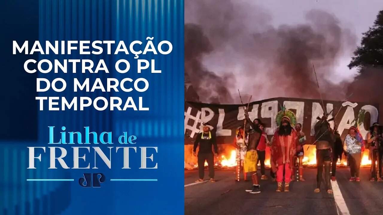 Grupo de indígenas bloqueia rodovia em São Paulo I LINHA DE FRENTE