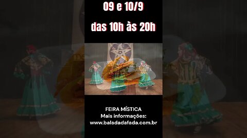 Feira Mística - Entrada Franca - 09 e 10 de setembro #shorts