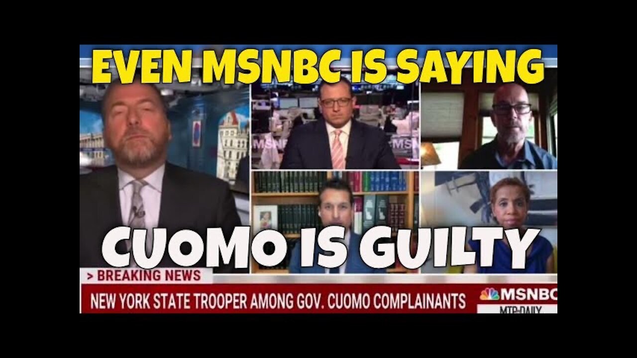 WOW! Even MSNBC is throwing in the towel on CUOMO!