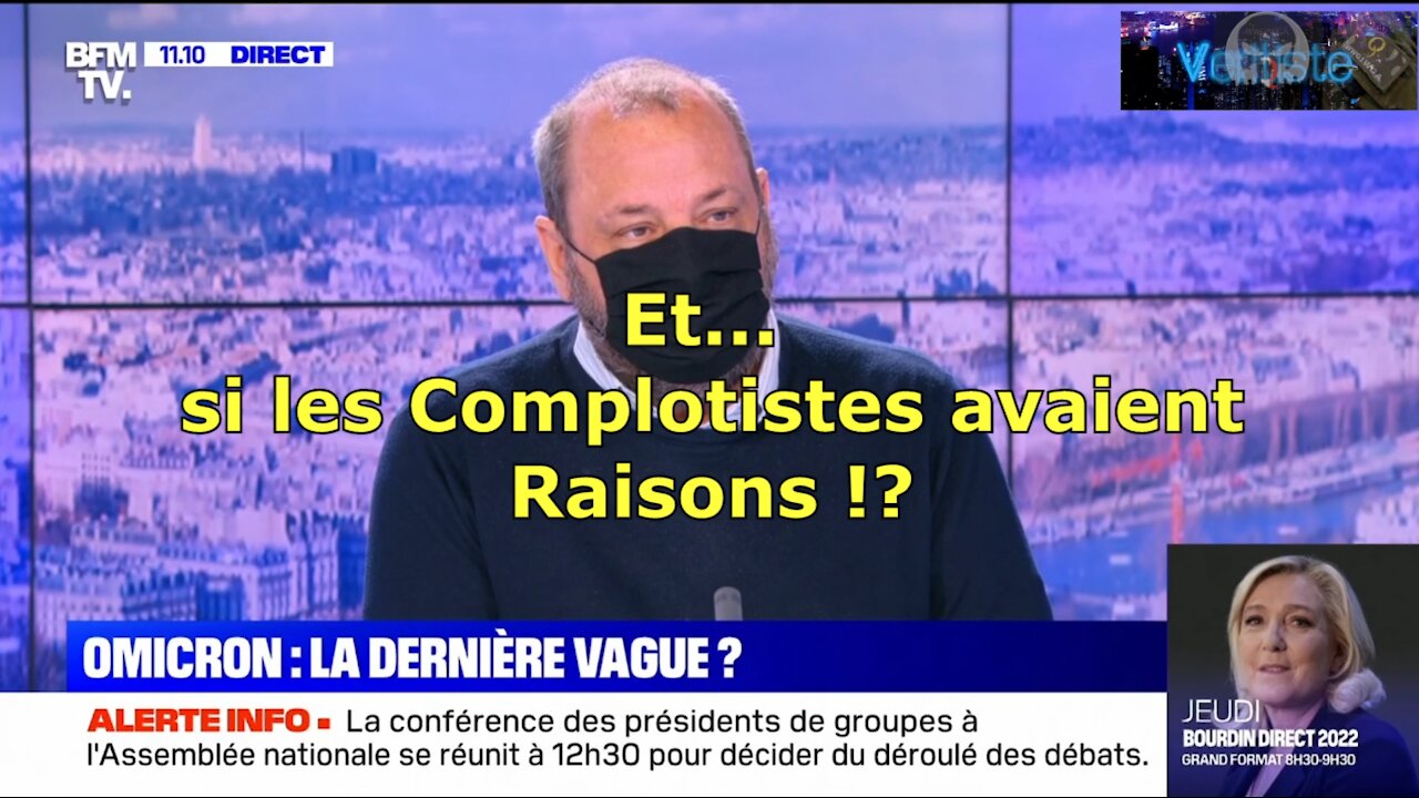BFM : Toussaint on a pas les informations. Aveux d' incompétences?