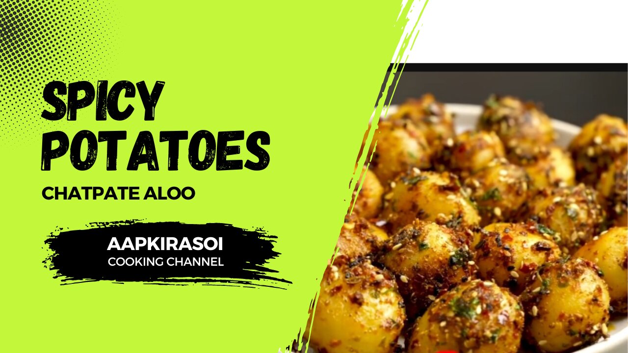 CHATPATE ALOO CHATPATE MASALA ALOO CHATPATE ALOO FRY RECIPE