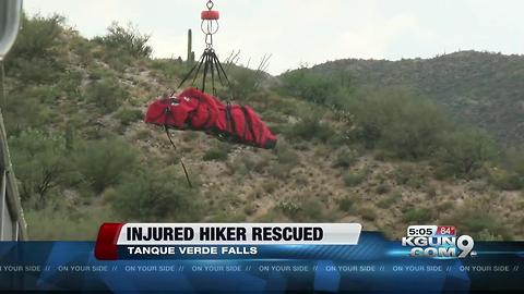 20-year-old man rescued from Tanque Verde Falls trail