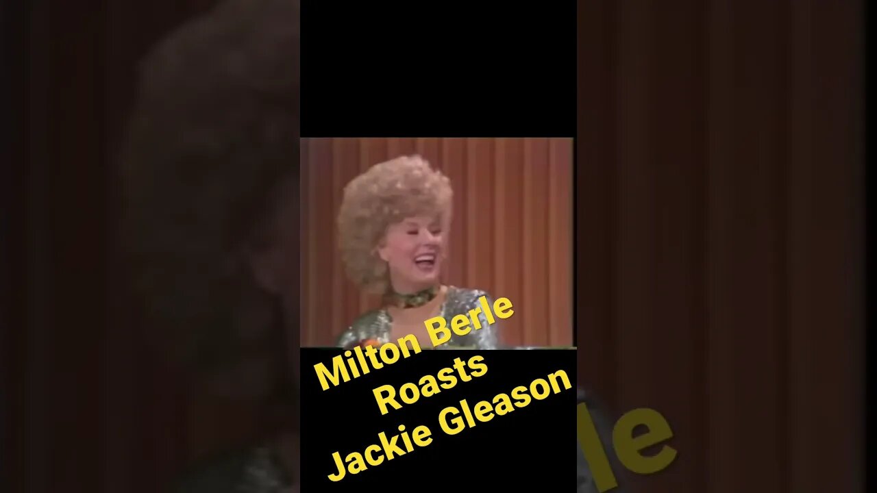 Milton Berle makes Jackie Gleason laugh so hard he chokes!!!