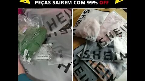 Ganhe Roupas Grátis Deu bug na SHEIN