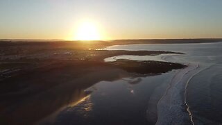 Porthcawl Drone: Coney Beach Sunrise