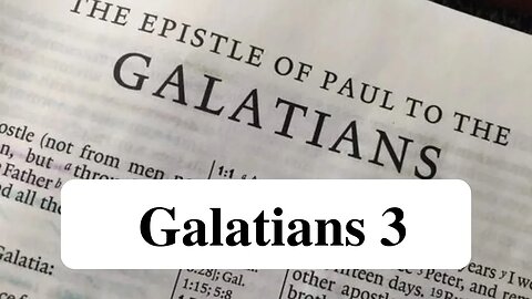 Galatians 3