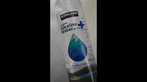 Alkaline water is refreshing