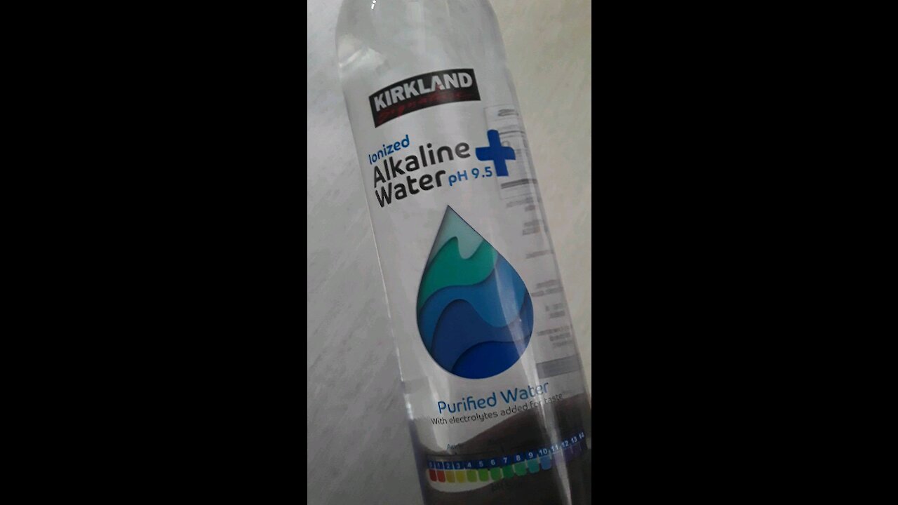 Alkaline water is refreshing