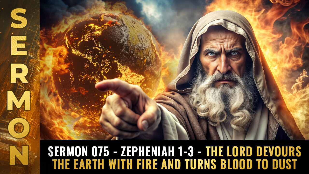 Sermon #075 - Zepheniah 1-3 - The Lord DEVOURS the Earth with fire and turns BLOOD to DUST