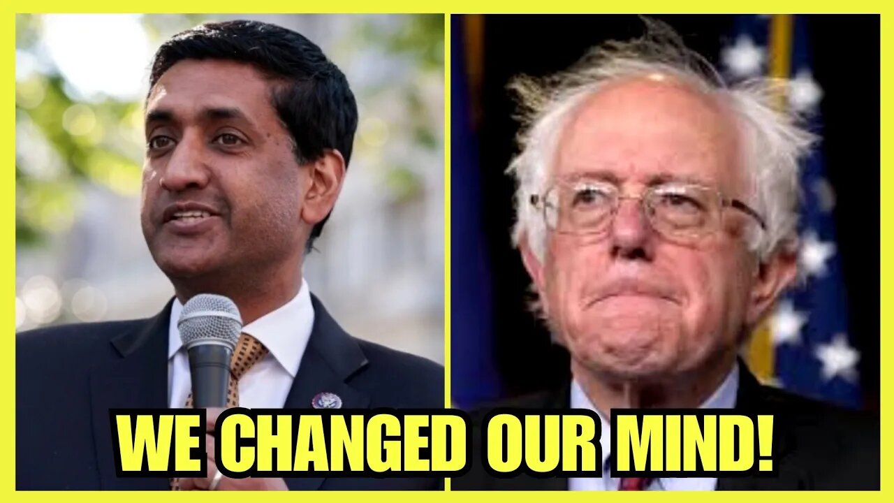 Ro Khanna & Bernie Sanders SWITCHING Gears? (clip)