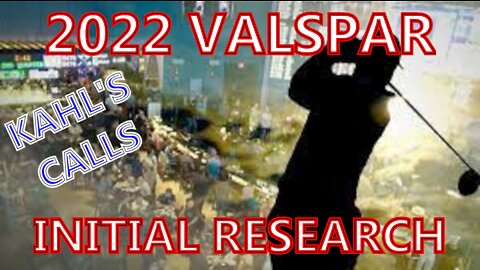 2022 Valspar Initial Research