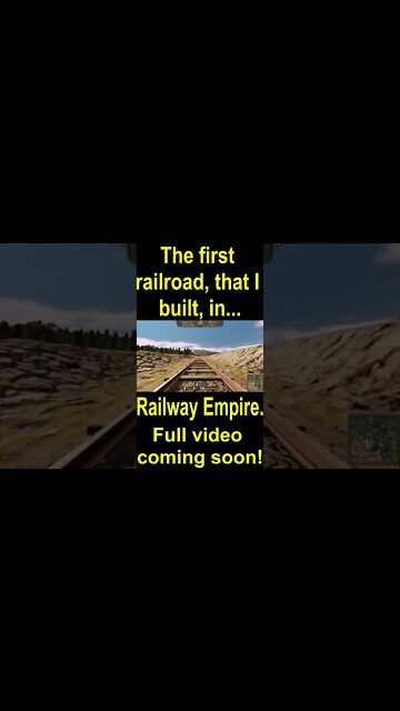 The first railroad, that I built, in Railway Empire