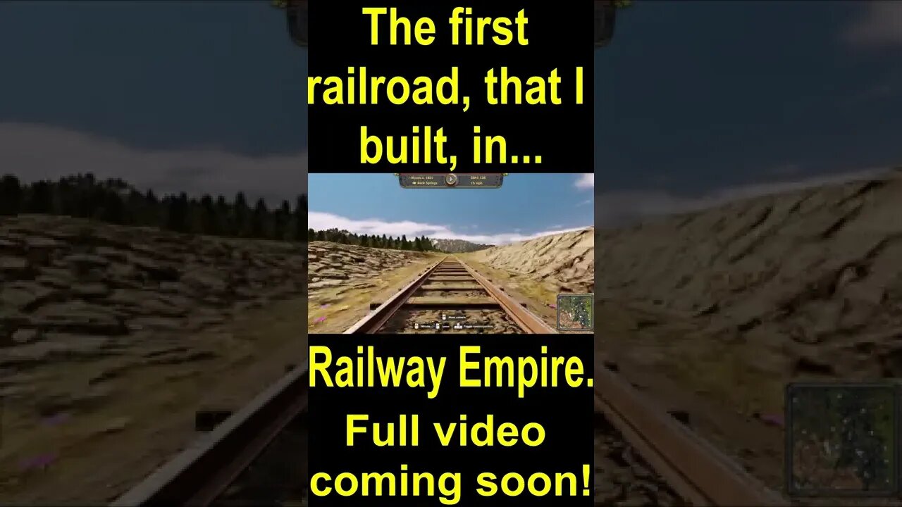 The first railroad, that I built, in Railway Empire