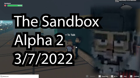 The Sandbox Alpha 2 3/7/2022 - NFT institute and South China Morning Post