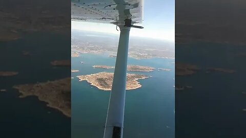 Flying Over The Ocean On The Coast Of Maine #aviation #maine #pilot #ocean #coastal