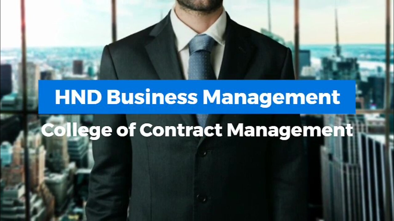 HND Business Management Online Studying