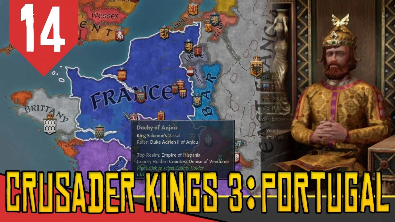 Unificação FINAL - Crusader Kings 3 Tours & Tournaments #14 [Gameplay PT-BR]