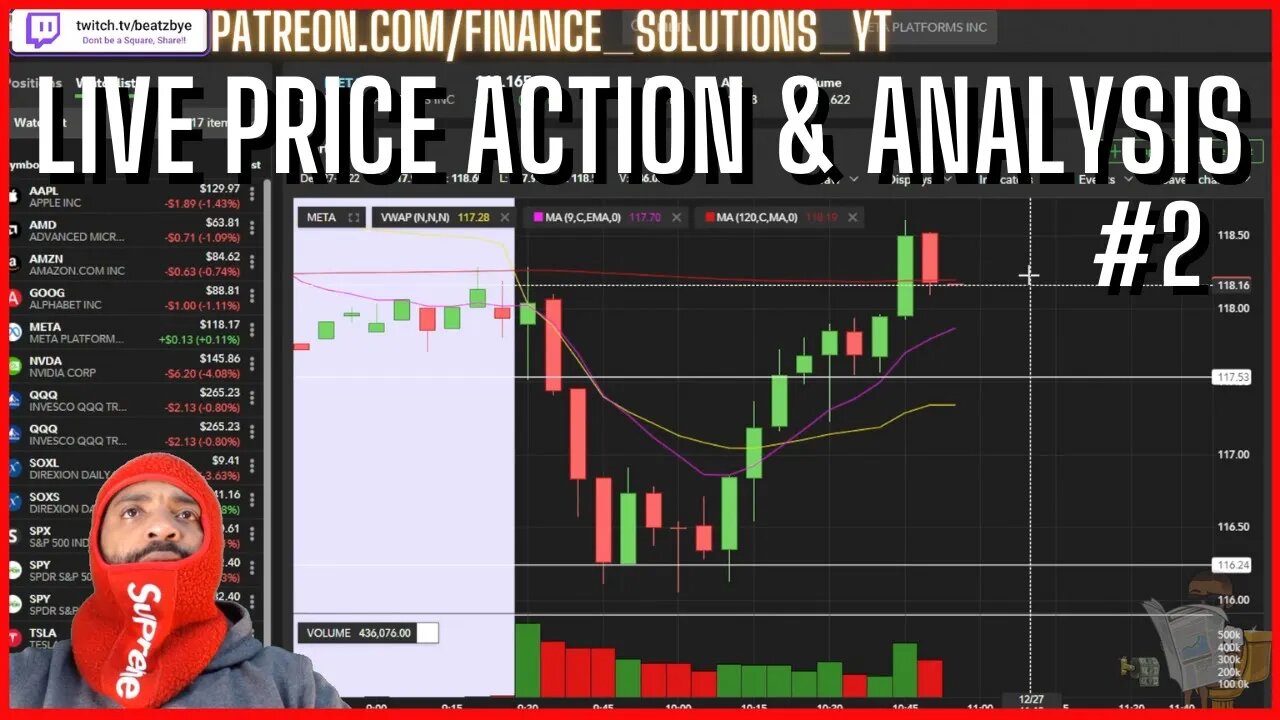 LIVE PRICE ACTION & ANALYSIS LIVE TRADING FINANCE SOLUTIONS #2 DEC 27 2022