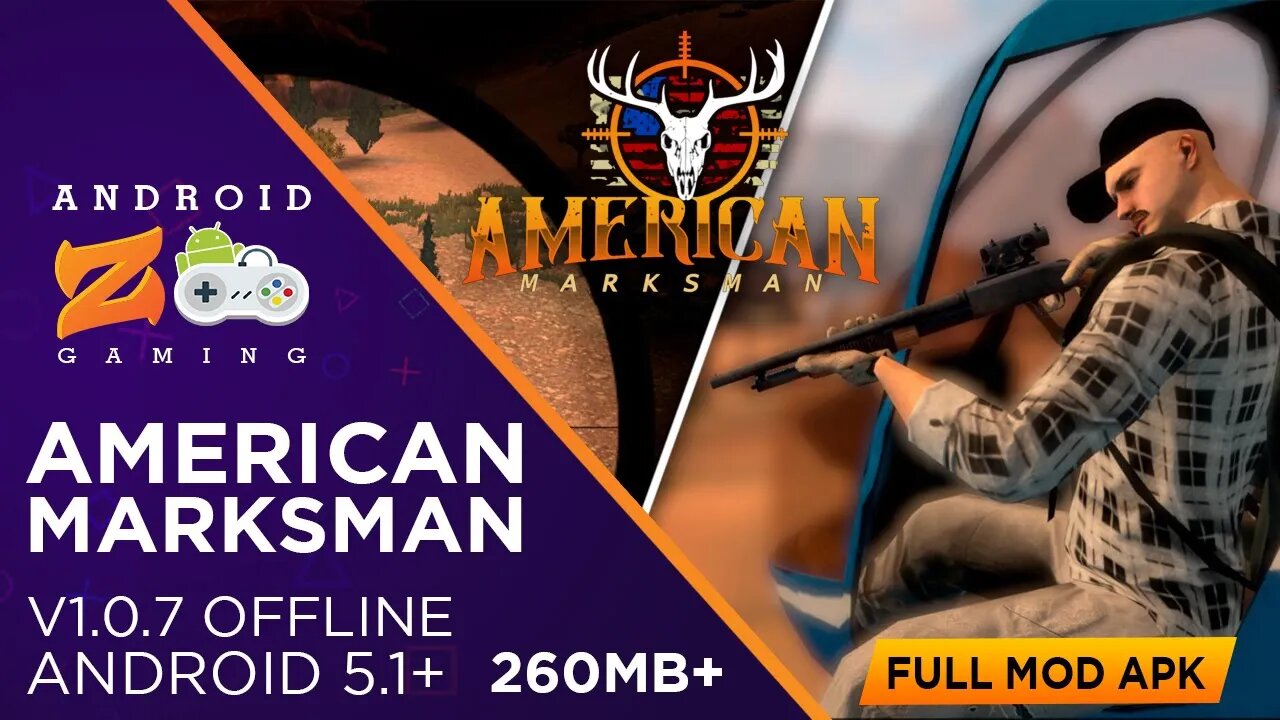 American Marksman - Android Gameplay (OFFLINE) 260MB+