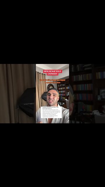 Did you know this new rule change in College Football? #sportsbettingpicks #sports #collegefootball