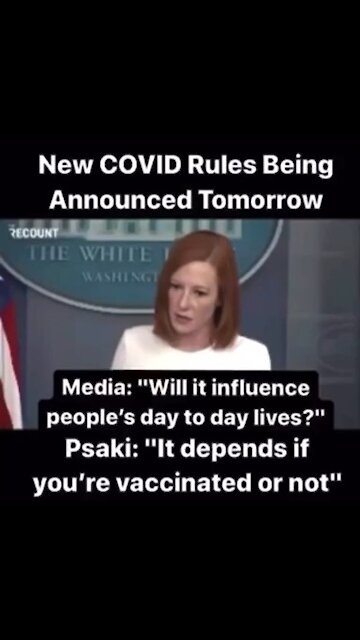 "It Depends if you are vaccinated or not"