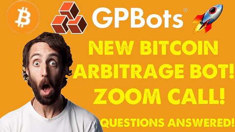 GPBots | Zoom Call | BTC Arbritrage! Make up to 1% Daily! #gpbots #ai #defi #bitcoin #crypto #ama