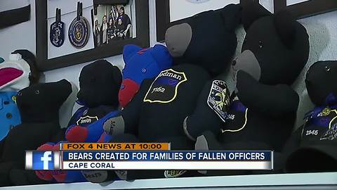 Cape Coral girl turns fallen officer uniforms into bears