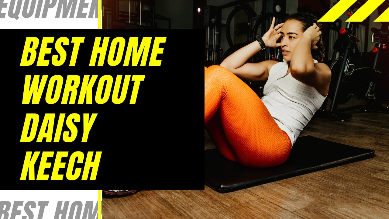 Elevated Crunches By Daisy Keech | Daily Home Workout