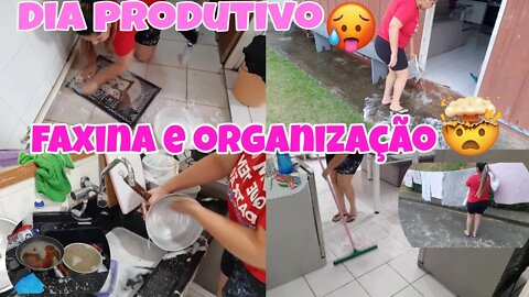 DIA PRODUTIVO 🥵 FAXINA E ORGANIZAÇÃO NA CASA 🏠