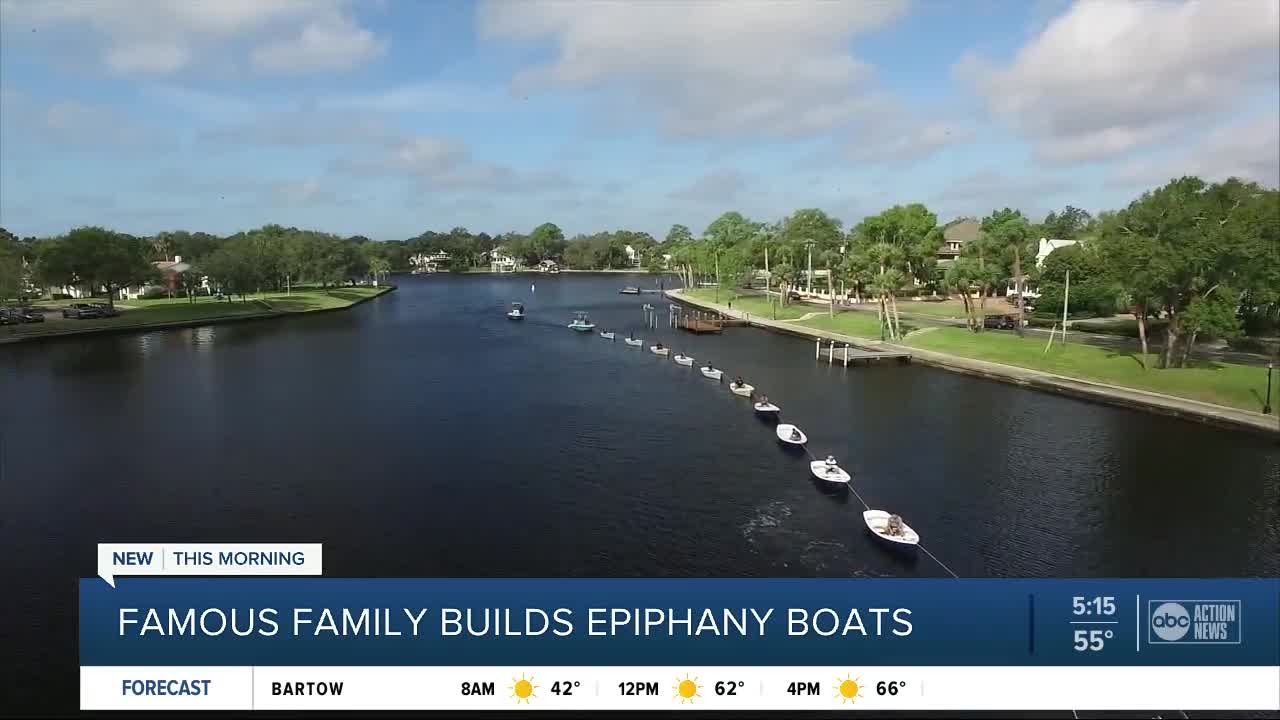 Famous Tarpon Springs family builds boats used by Epiphany divers