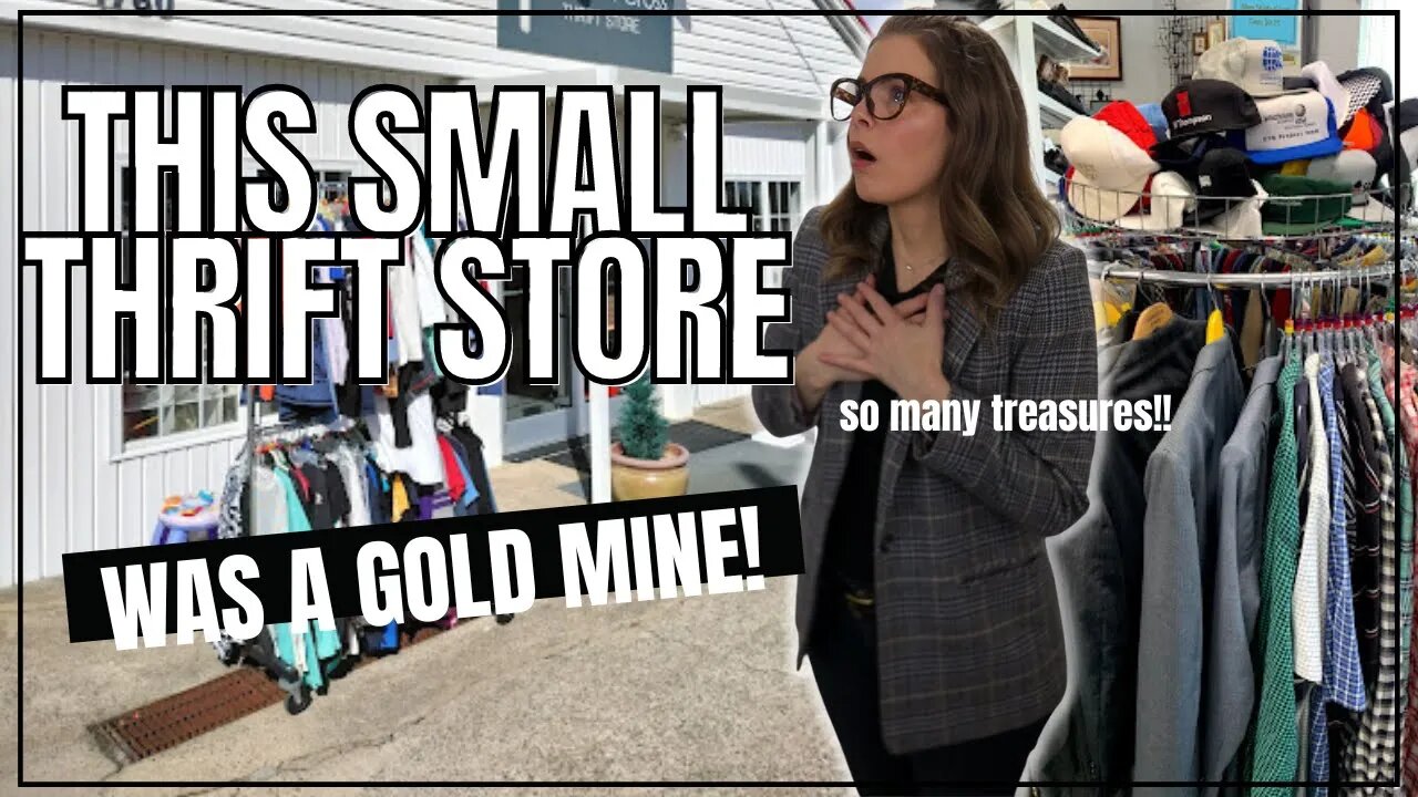 🌟 THIS Small Thrift Store Was a Gold Mine! Thrift With Me Resell + Starting with $0 to Earn $1000's