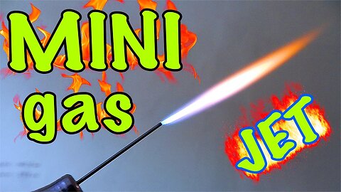 How to make a mini Gas-jet (up to 1000ºC)