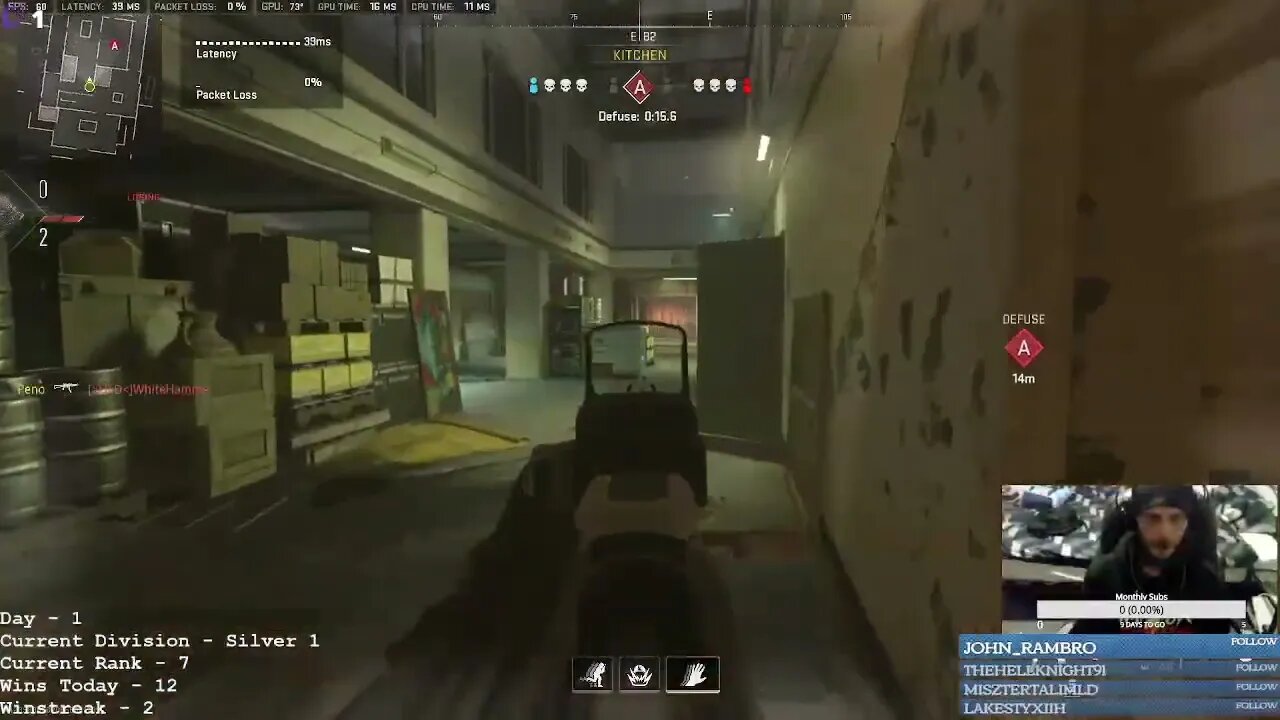 INSANE 1v4 CLUTCH MW2 Ranked - SILVER 1- OCE Grind - SOLO Queue -