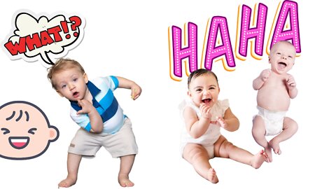 Laughing baby / funny comedy video