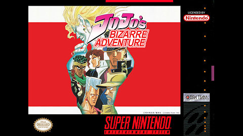 JoJo's Bizarre Adventure (1993, Super Nintendo) Full Playthrough